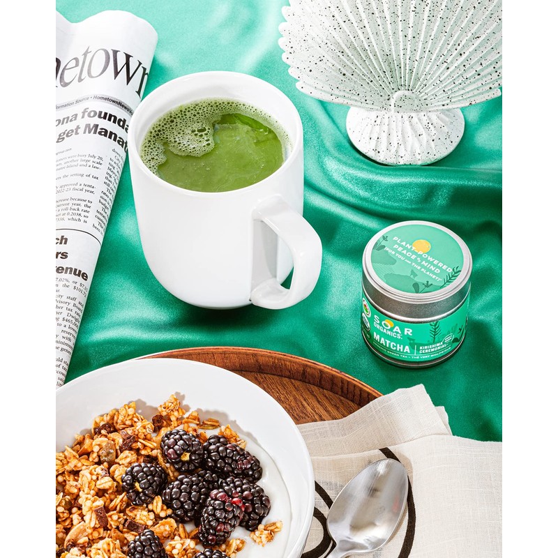 Soar Organics - Organic Japanese Matcha Green Tea Powder -