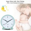 Jisile Analogue Alarm Clock Without Ticking, Children's Alarm Clock Large
