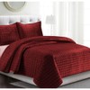 Classic 3-Piece Oversized Velvet Quilt Set | Queen Size, Pretty