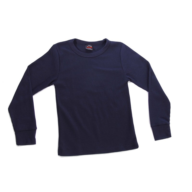 At The Buzzer Thermal Underwear Set for Boys 95362-Navy-18/20