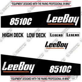 Aftermarket Fits LeeBoy 8510C Decal Kit Asphalt Paver Equipment Decals 8510