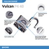 Squire Heavy Duty Padlock (Vulcan P4/40) - Toughest Open Shackle