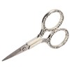 Sewing Scissors Vintage Chain Silver Bauhinia Stainless Steel Pointed Small