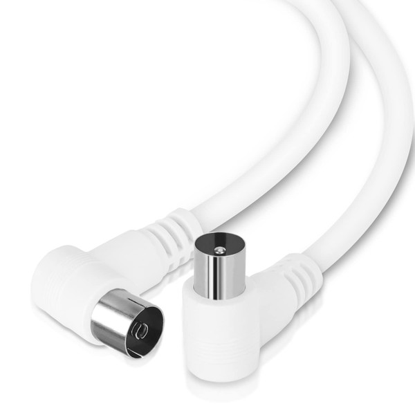Aigostar Coaxial Cable Male to Female, Full HD TV Cable,