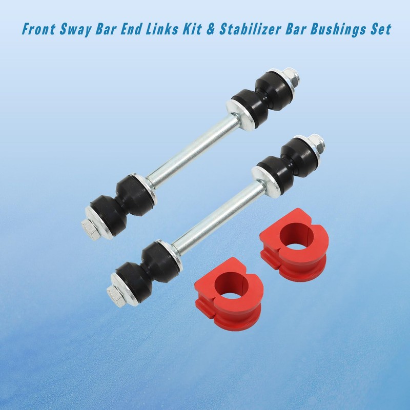 LABLT Front Sway Bar End Links Kit & Stabilizer Bar