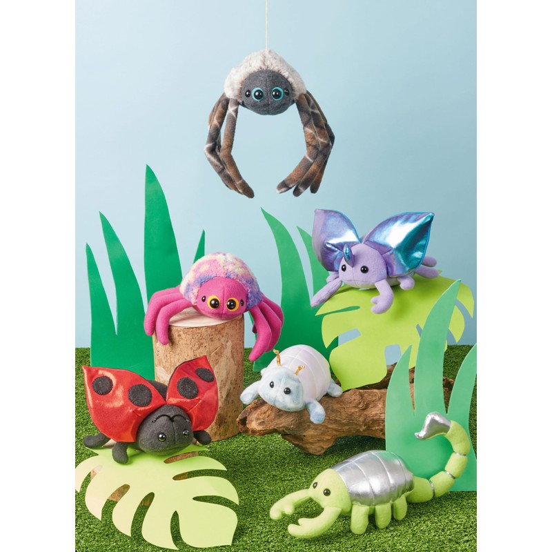 SIMPLICITY Sewing Pattern SS3054OS Plush Bugs OS (ONE Size)