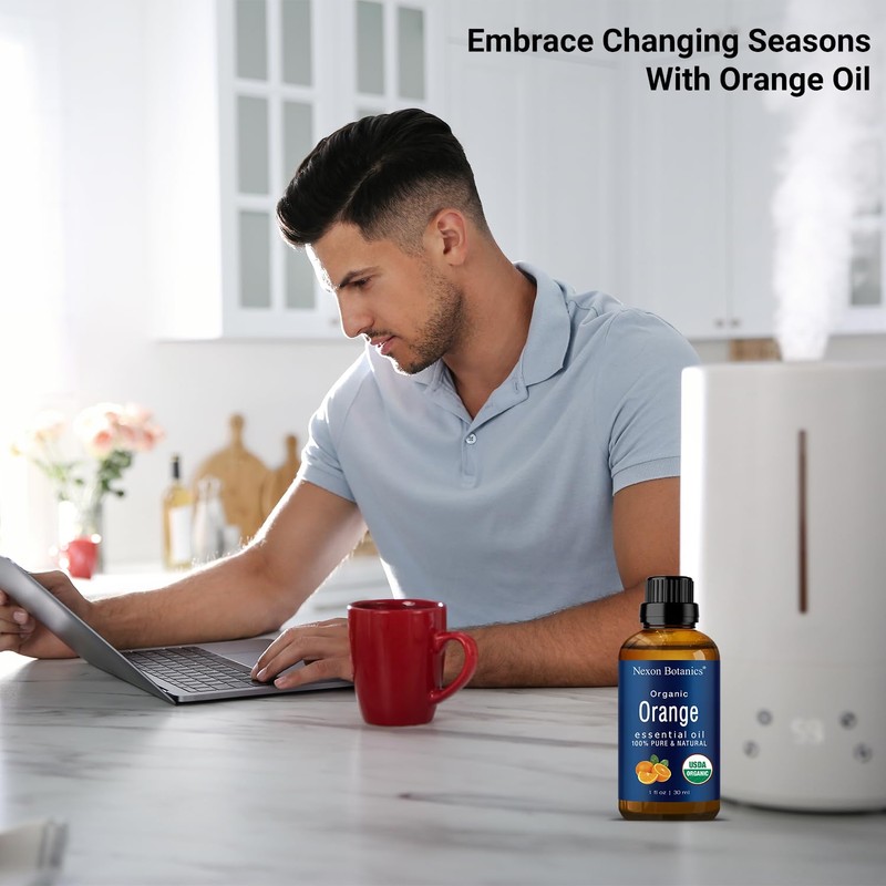 Nexon Botanics Organic Orange Essential Oil 30 ml - Pure,