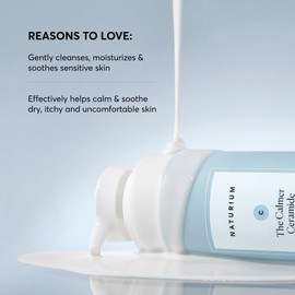 Naturium The Calmer Ceramide Body Wash, Frangrance-Free, Cleansing & Moisturizing for Dry, Sensitive Skin, Dermatologist-Tested, Paraben & Cruelty-Free, 16.9 oz