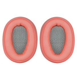 MDR-100ABN Ersatz-Ohrpolster für Ohrpolster, Reparaturteile, kompatibel mit Sony MDR-100ABN WH-H900N kabellosen Kopfhörern. (Rot)