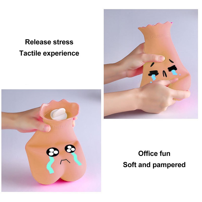 Decompression Hot Water Bag Funny Innovative Soft Flexible Hot and