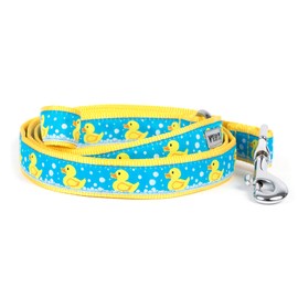 The Worthy Dog Rubber Duck Dog Leash, Durable and Comfortable Nylon Webbing, Leashes for Walking, Fits Large Size Dogs, Blue
