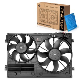 PHILTOP Engine Cooling Radiator Fan Assembly for Hon-da CR-V CRV 2017-2022 Electric Radiator Cooling Fan Kit Replacement 620-805