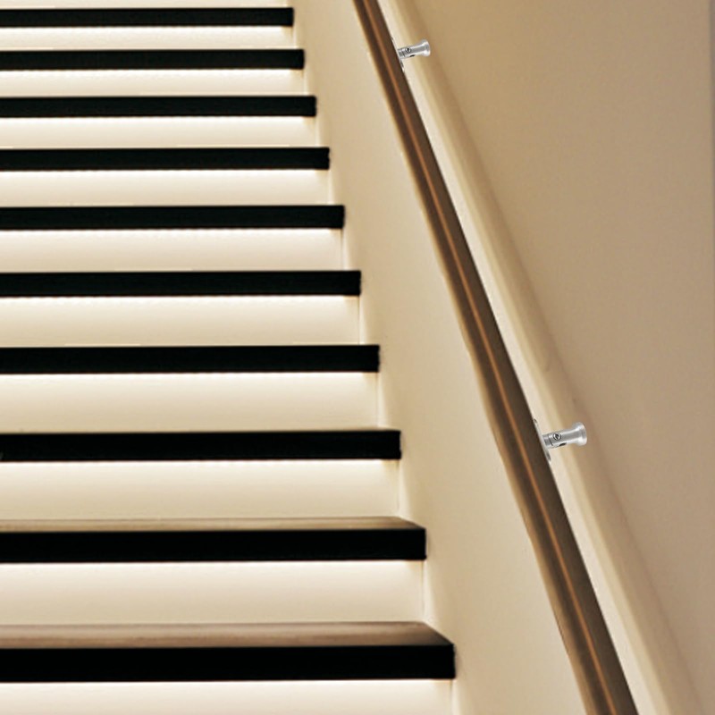 MY MIRONEY 2PCS Stainless Steel Handrail Bracket Heavy Duty Upright