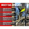 Wild Devil Baits Multi Tail Spin Jig Lead Head Spinner