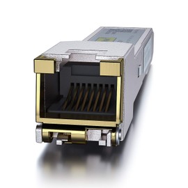 10Gtek 1.25G SFP-T, 1000Base-T Copper SFP Module, SFP to RJ45 SFP, Optical Transceiver, Compatible with Cisco GLC-T/SFP-GE-T, Meraki MA-SFP-1GB-TX, Netgear, Ubiquiti UF-RJ45-1G, Mikrotik, Intel,