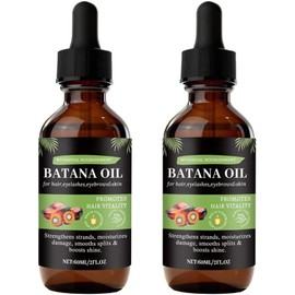 Aceite de cuidado multiusos con cuentagotas Líquido acondicionador suavizante hidratante for cabello, cejas, pestañas y piel(2PCS)