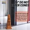 VILMON 8 Pack DO NOT ENTER Traffic Cones, 26 Inch