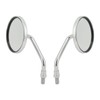 Universal Rear View Mirror 3.4in Wide Vision Handlebar Rear View