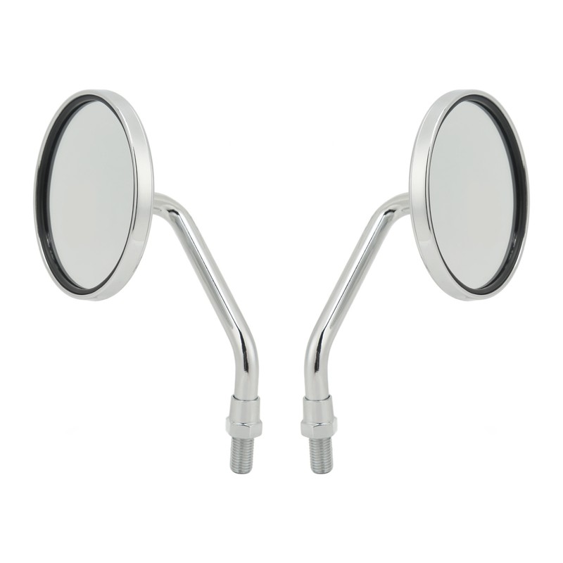 Universal Rear View Mirror 3.4in Wide Vision Handlebar Rear View