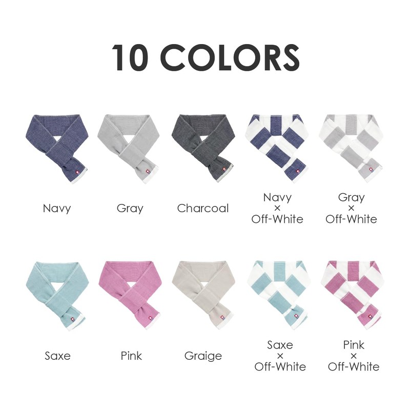 Milieu W6713-10 Imabari Towel (New Pattern Added) Neck Cooler, Pack