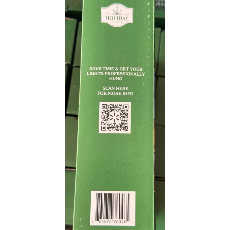 Holiday Time 200-Count Cool White LED High-Density Icicle Lights white