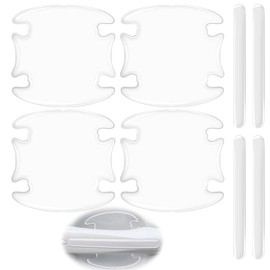 IKOPFLN Pack of 8 Car Doors Protect Car Door Edge Protection Car Door Handle Protective Film Set Universal Car Door Handles Scratch Protection Sticker Car Door Handles Sticker, b