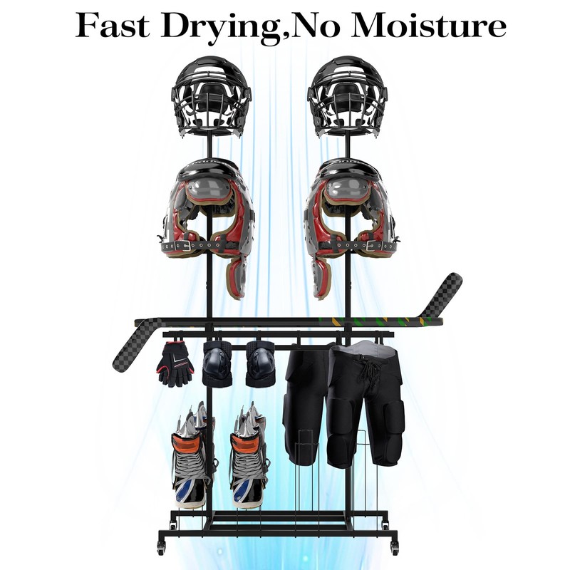 Hockey Drying Rack, Hockey Gear Drying Rack, Large Hockey Equipment