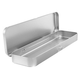 Estuche De Metal Para Lápices Estuche De Metal Para Guardar Papelería De Estudiantes Rectangular Para Lápices Pinceles y Crayones