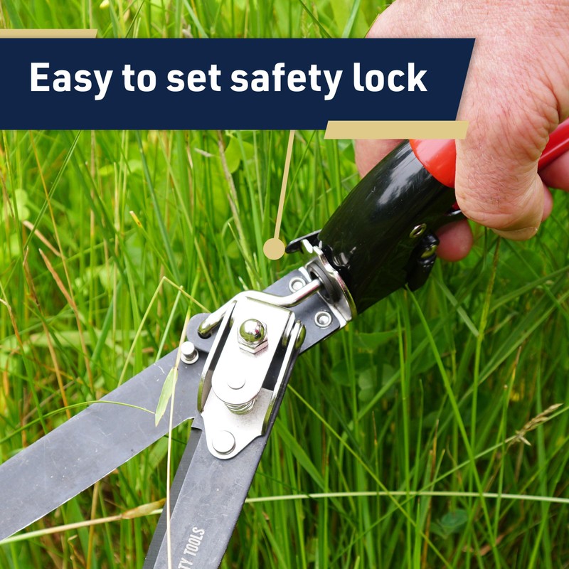 Grass Shears - Garden Clippers with Rotating Handle - Grass