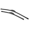 X AUTOHAUX 2pcs 24"+18" Silicone Front Windshield Wiper Blade for
