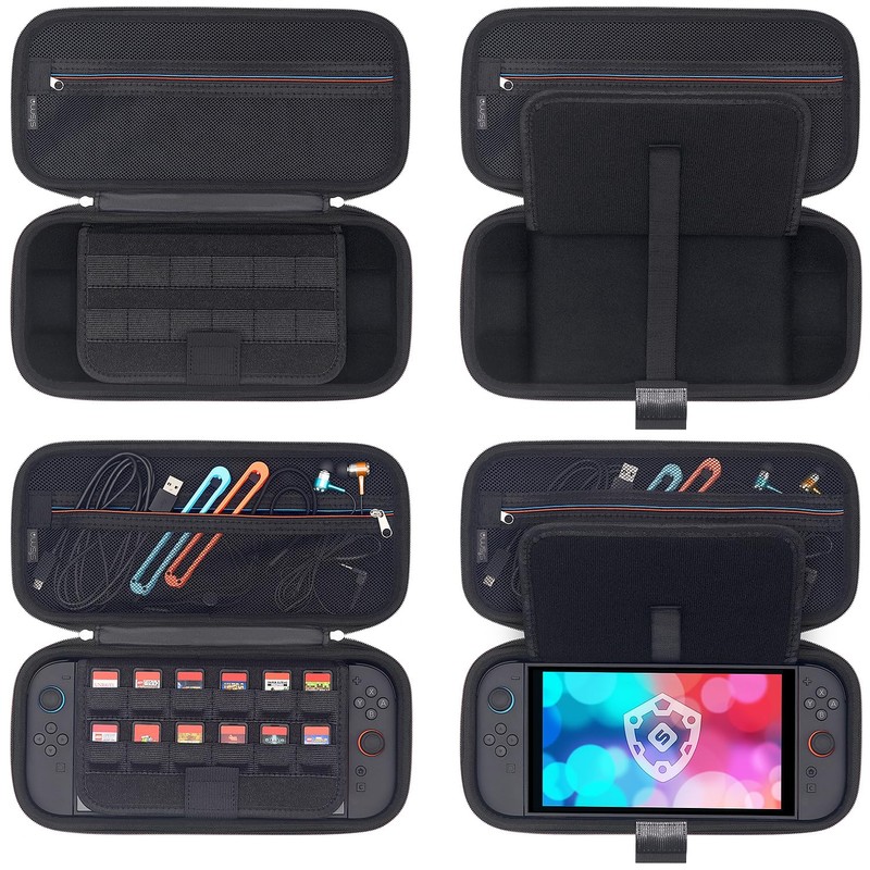 sisma スリムケース Switch 2 専用 セミハードケース Switch2 本体収納ポーチ 保護 ケース