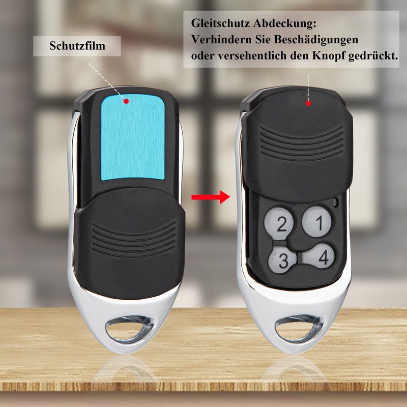 Garage Door Opener Remote Compatible with 433.92MHz Normstahl Crawford EA433