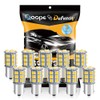 Qoope 1156 1141 LED Bulb Warm White Super Bright 1003