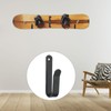 PATIKIL Snowboard Wall Mount Clips 4", 4Pcs Horizontal Surfboard Holder,