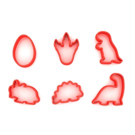 Custom Cutters Dinosaur Shape Cutters | MINI/SMALL Plastic Cutter for Baking, Fondant, Clay, Pastry, Icing, Jewellery (3CM)