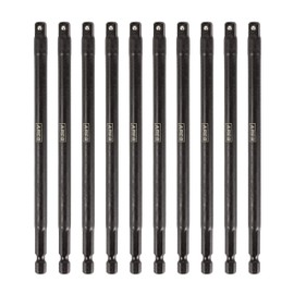 ARES 70385-10-Piece 1/4-Inch Drive 6-Inch Impact Grade Socket Adapter Set - Extensions Turn Power Drill into High Speed Nut Driver