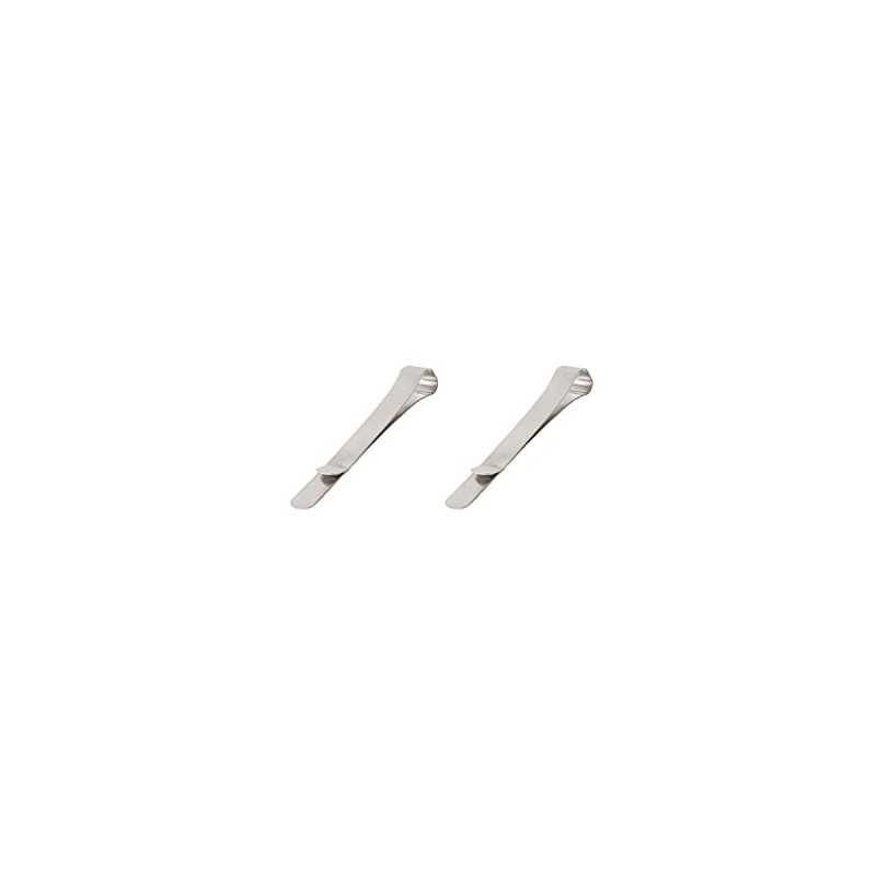 SLIP-ON Stainless Steel Clasp S Size 2-Piece Set DAS-1201 Clip