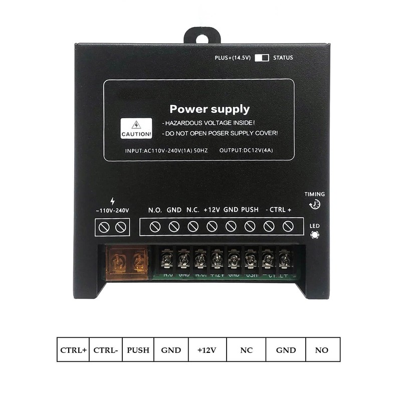 Smart Door Access Control System with 280KG 600lbs Magnetic Lock,