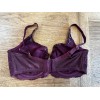 Hips & Curves Deep Purple Lace Size 36DD Lace Underwire