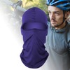 Cooling Cycling Sports Face Mask with Sun Shield Cooling Black
