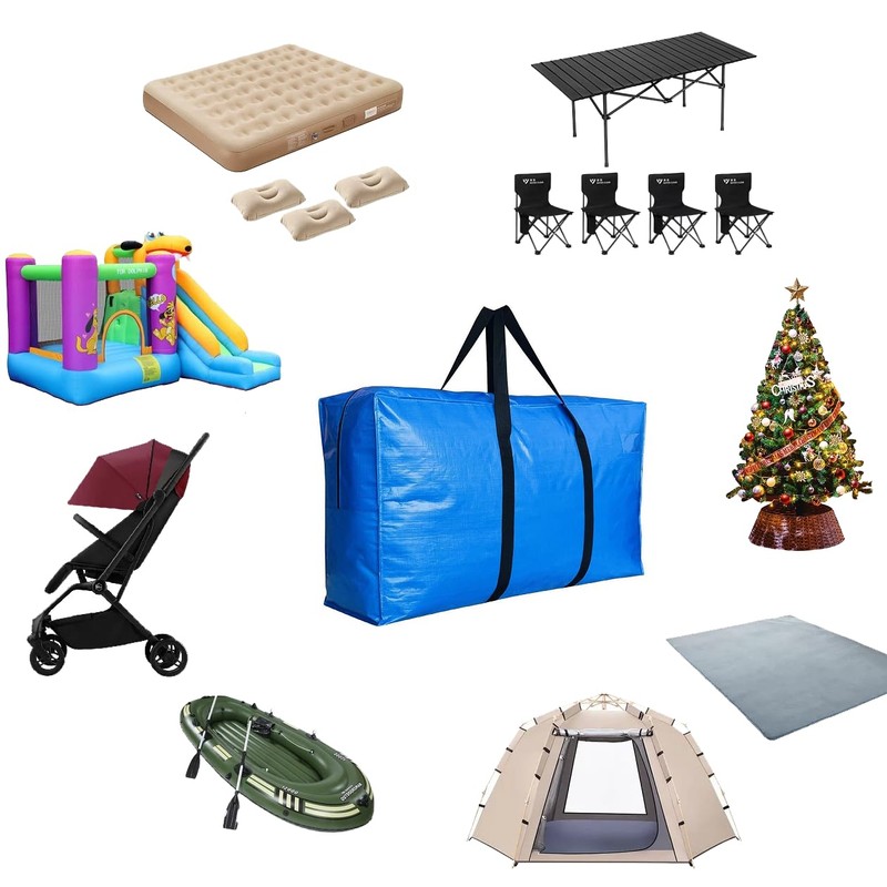 155 Gallon Extra Large Storage Bags, Jumbo Moving Storage Bags,