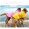 HAPEE Dog Raincoats for Large Dogs with Reflective Strip Hoodie,Rain