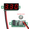 YIXISI 5 PCS DC 2.4-30V Gauge Tester 0.28", 2 Wires