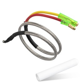 For QuadraFire 812-4470 14"Thermocouple and Protection Tube Cover 812-1322 replacement for Quadra Fire Castile, Contour, Mt Vernon OE, Sante Fe,Heatilator Eco-Choice CAB50, PS35, and PS50 parts