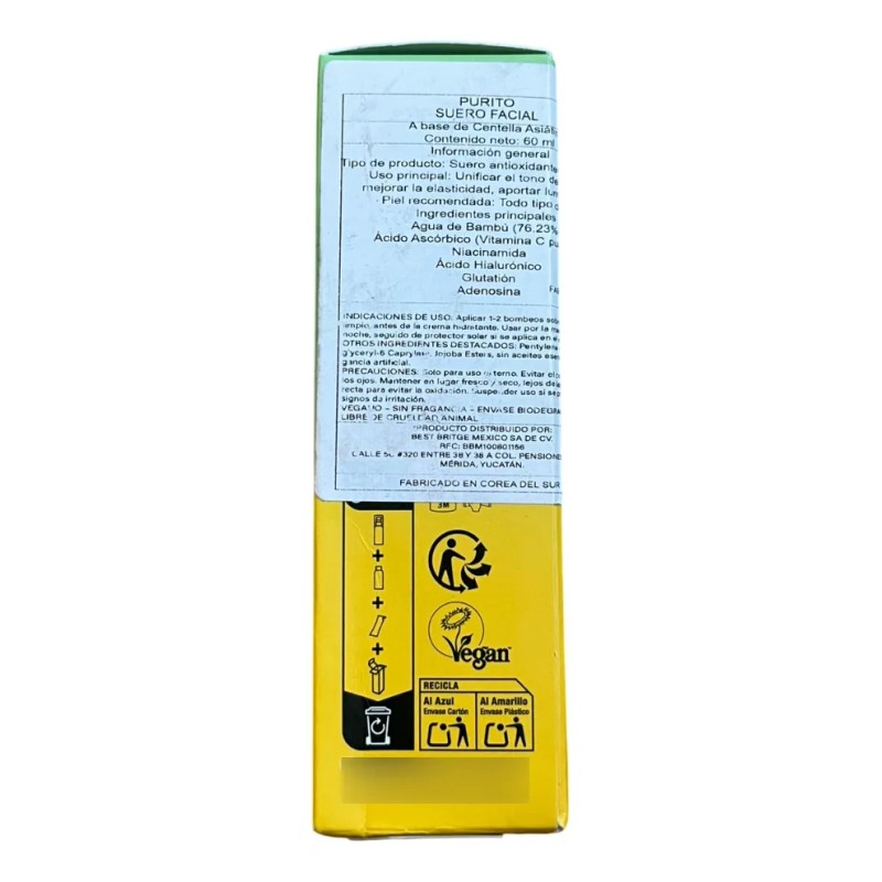 Empaque Dañado Purito Sérum Vitamina C 5% 60 Ml Todo