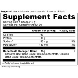 Ancient Nutrition Collagen Powder, Bone Broth Collagen, Pure, Hydrolyzed Multi Collagen Peptides, Supports Skin and Nails, Joint Supplement, 30 Servings, 15.9oz