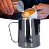600ml Stainless Steel Coffee Pitcher Coffee Milk Frothing Cup Steaming