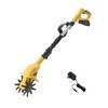 20V Cordless Tiller Cultivator, 250r/min Electric Rototiller, 4in Wide 6.7in