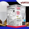 Satco S21805 9.8W A19 LED Light Bulb, 3000K Soft White,