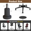 Office Chair Glides Bell Glides Replacement Fixed Castors 5PCS Black